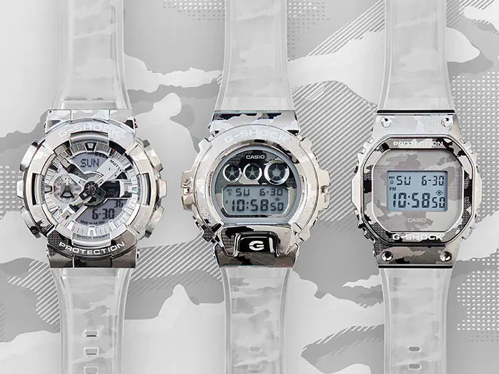 G-Shock G-Squad Transparent Resin Band Watch GM5600SCM-1D