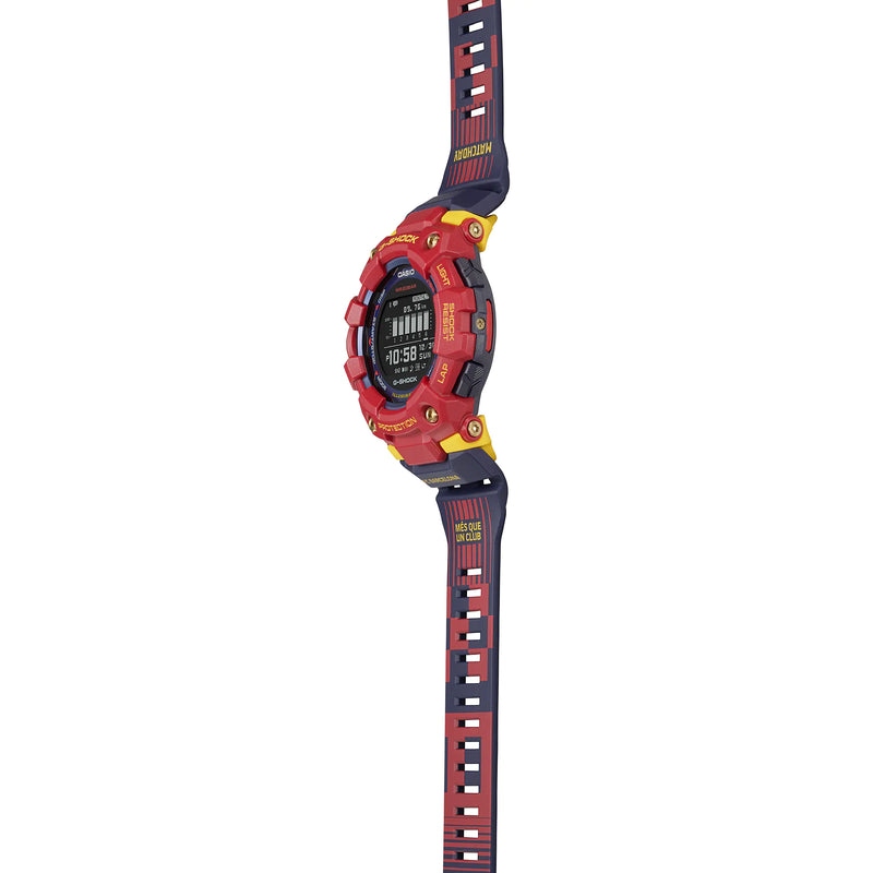 G-Shock G-Squad Blue and Red Resin Band Watch GBD100BAR-4D