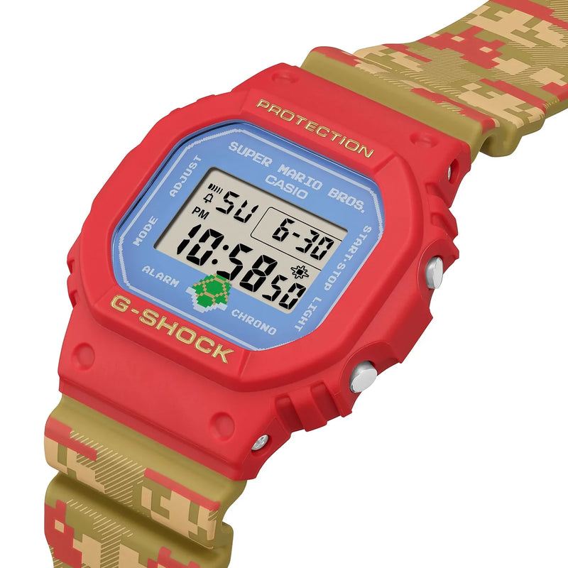 G-Shock Super Mario Bros Light Purple Face Watch DW5600SMB-4D