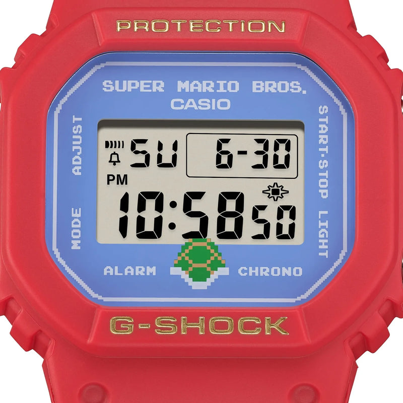 G-Shock Super Mario Bros Light Purple Face Watch DW5600SMB-4D