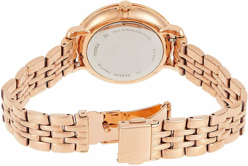 Fossil Jacqueline Rose Gold-Plated Watch ES3546