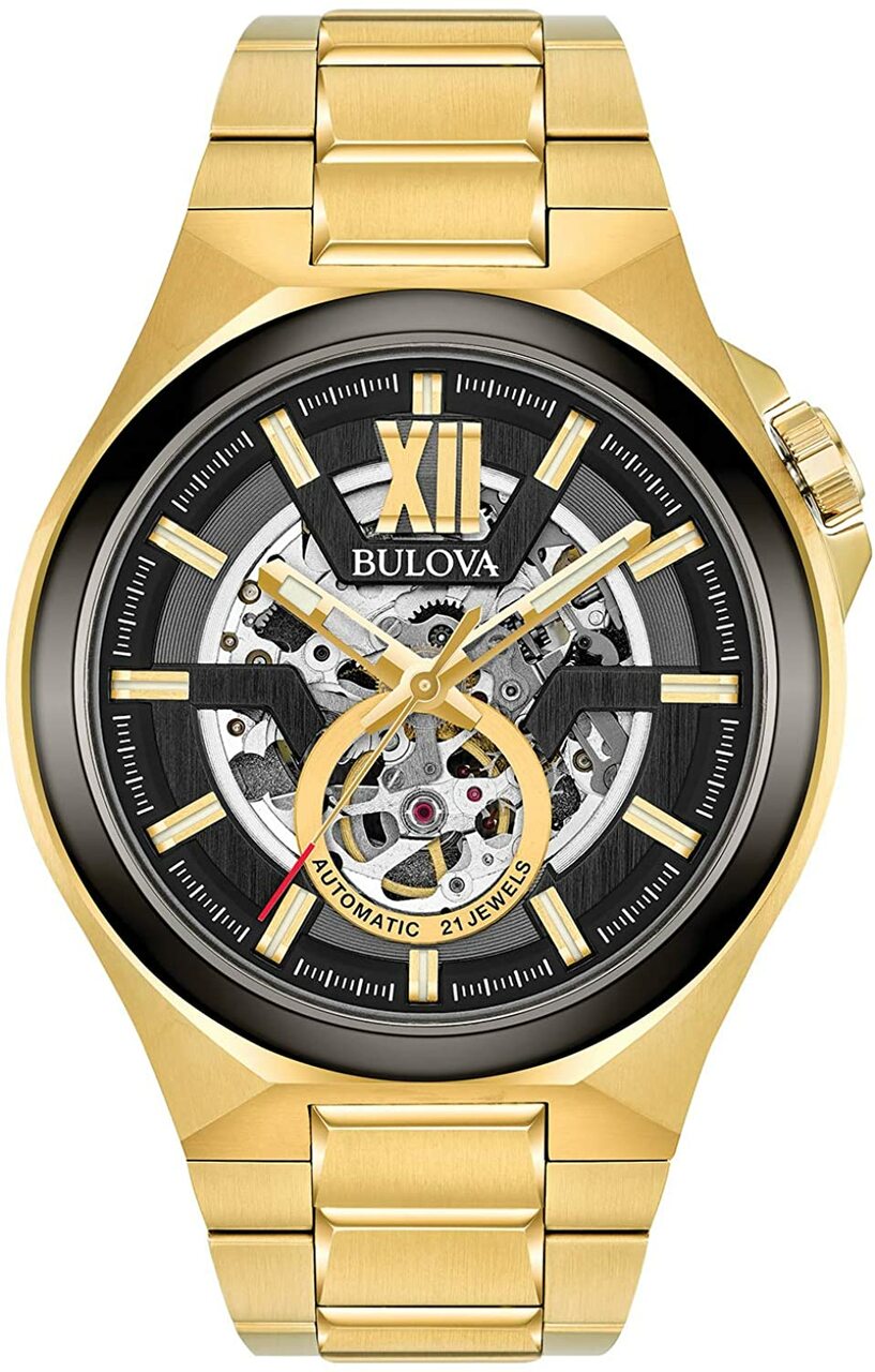 Bulova Classic Automatic Black Dial Mens Watch
