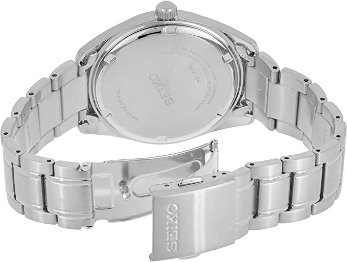 Seiko Classic Black Dial Silver Tone Watch SUR311P1