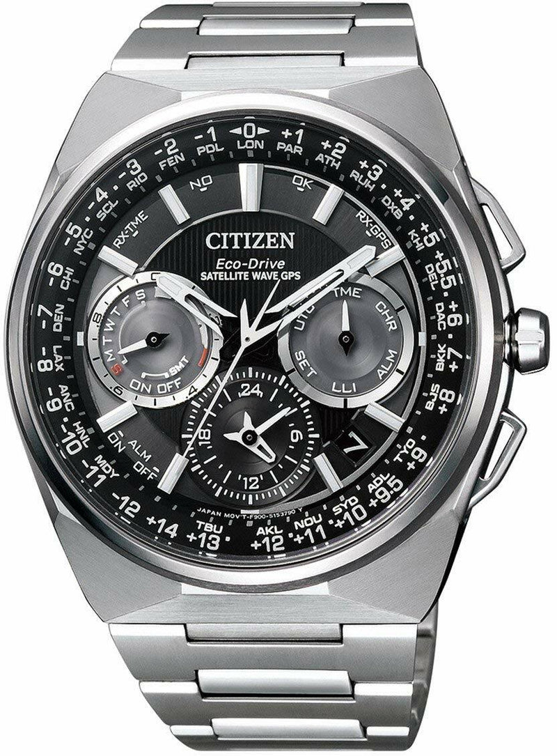 Citizen Eco-Drive Titanium Gps Satellite Wave Watch Cc9009-81E