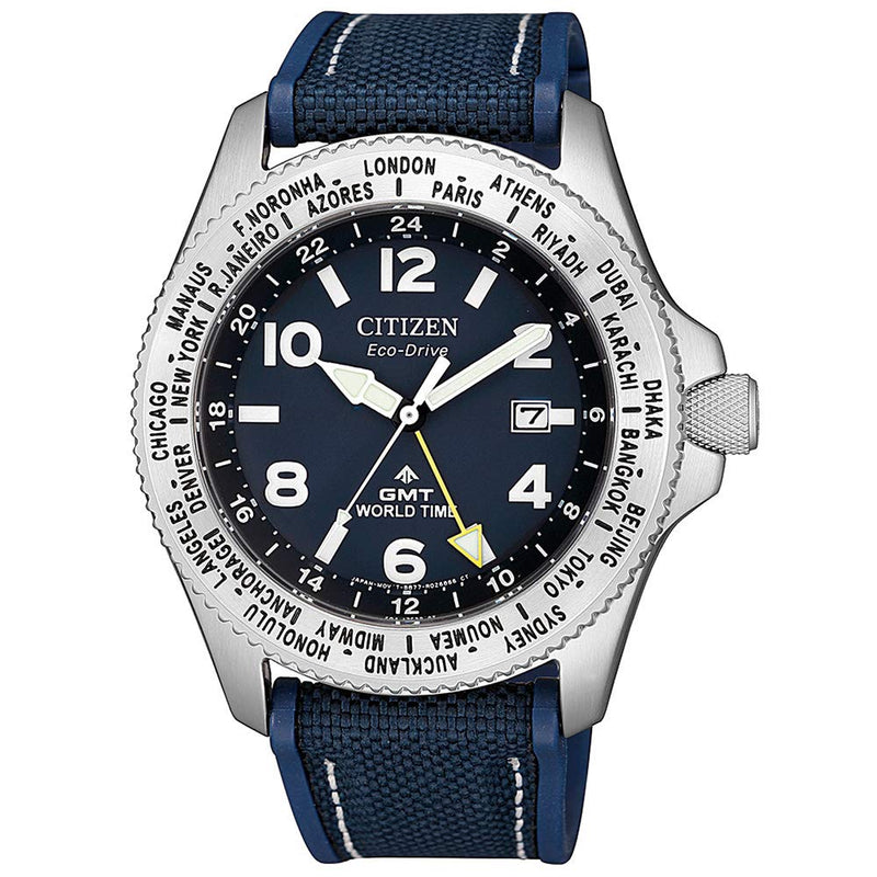 Citizen ProMaster Land Blue Mens Watch BJ7100-15L