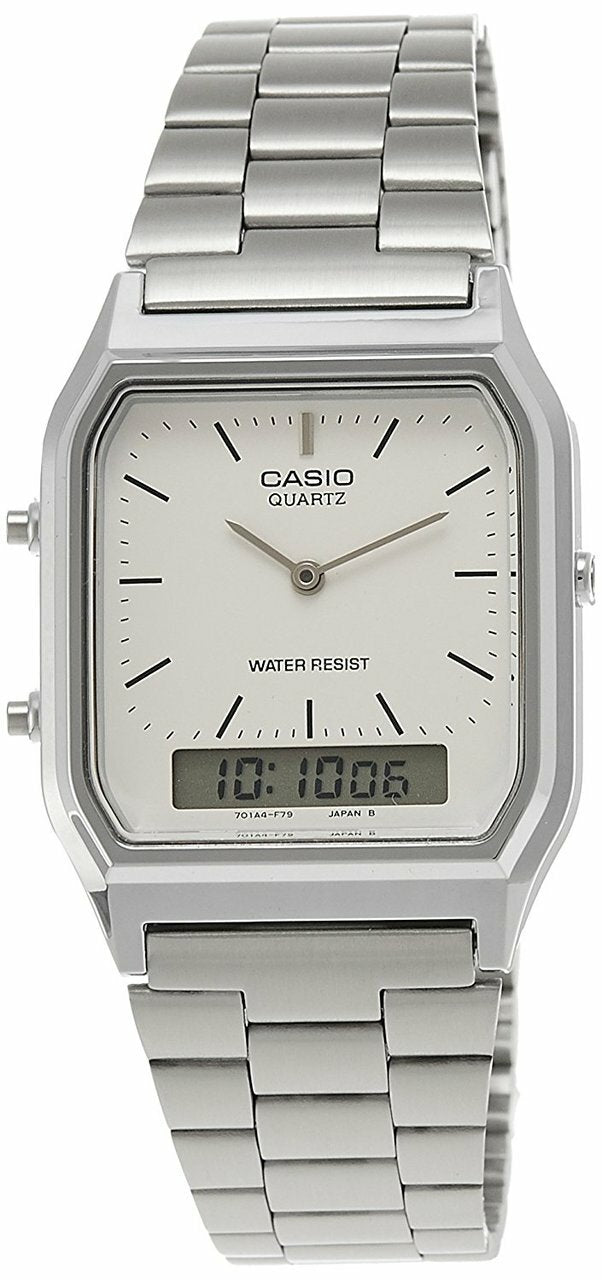 Casio Vintage Dual Time Alarm Quartz Analog Digital