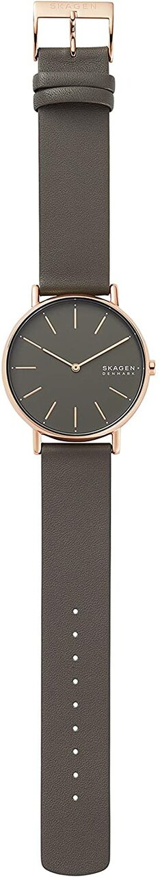 Skagen Women's Grey Dial Watch with Leather Strap SKU SKW2794