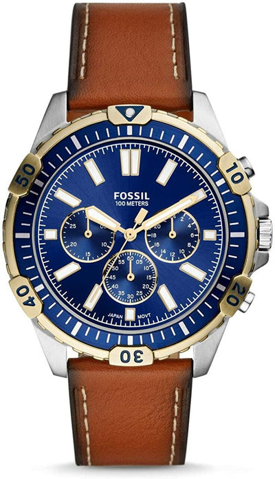Fossil FS5625 Blue Dial Men's Watch