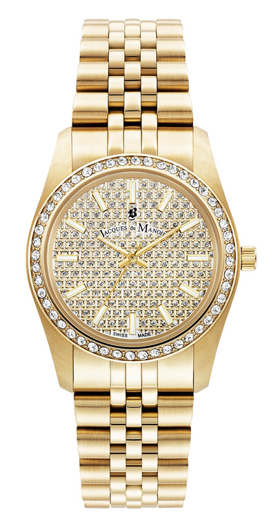 JDM Swiss-Made Inspiration Glamour Gold Watch JWL01102