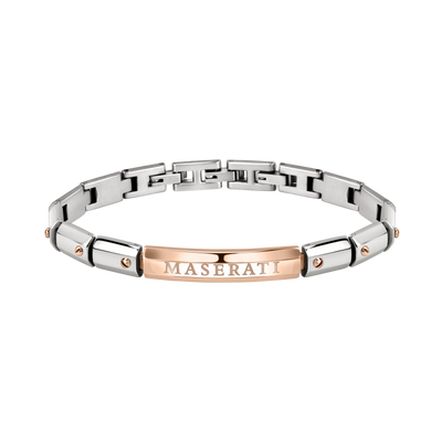 Maserati Jewels Men's Rose Gold Screw Bracelet