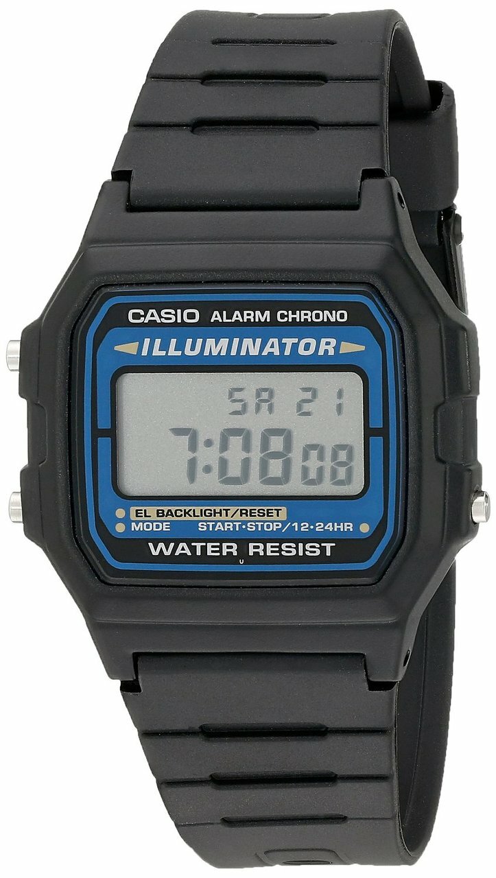 Casio Mens F105W-1A Illuminator Sport Watch