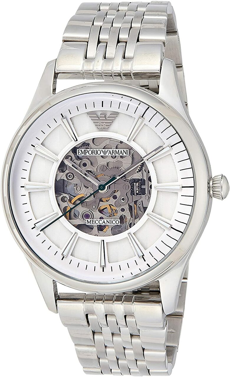Emporio Armani AR1945 Silver Dial Mens Watch