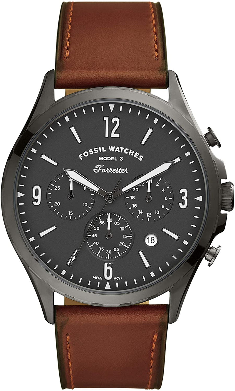 Fossil Forrester Chronograph Grey Dial Mens Watch FS5815