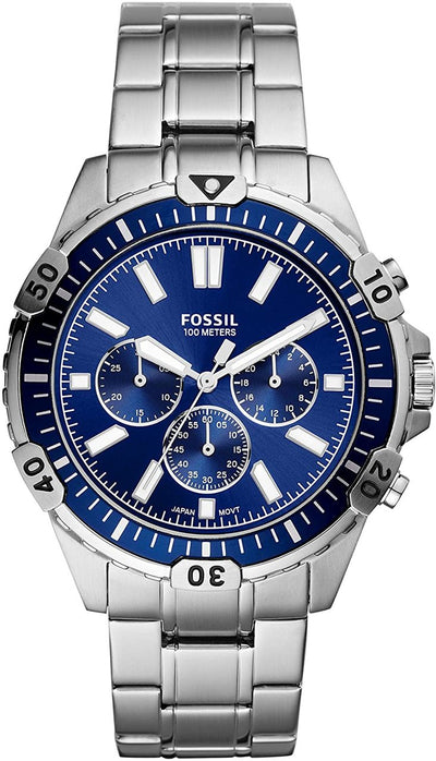 Fossil FS5623 Blue Dial Mens Watch