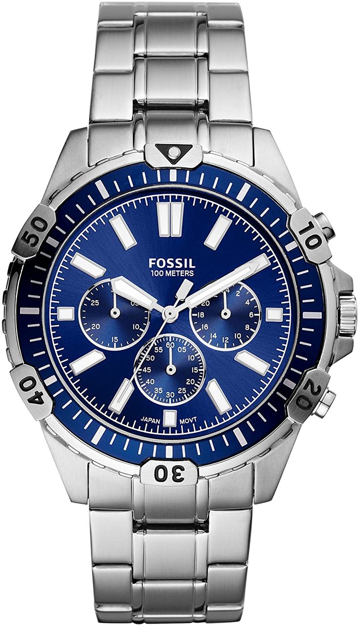 Fossil FS5623 Blue Dial Mens Watch