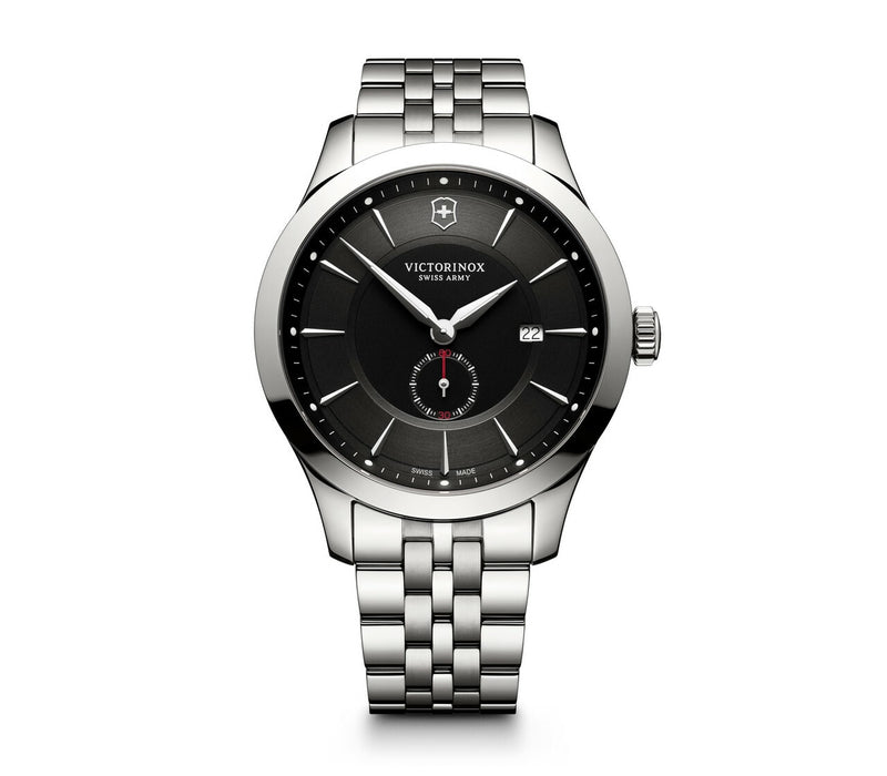 Victorinox Alliance Black Dial Stainless Steel Mens Watch