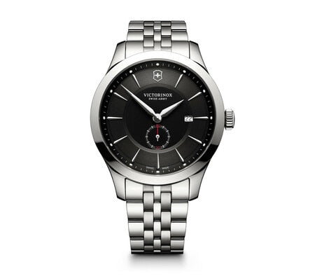 Victorinox Alliance Black Dial Stainless Steel Mens Watch