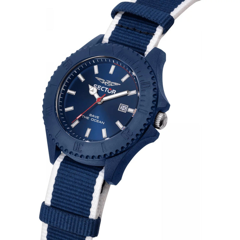 Sector Save The Ocean Blue Nato Watch R3251539001