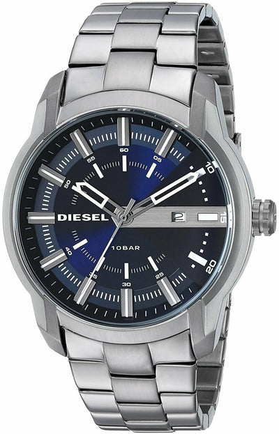 Disesel Armbar Analog Blue Dial Mens Watch