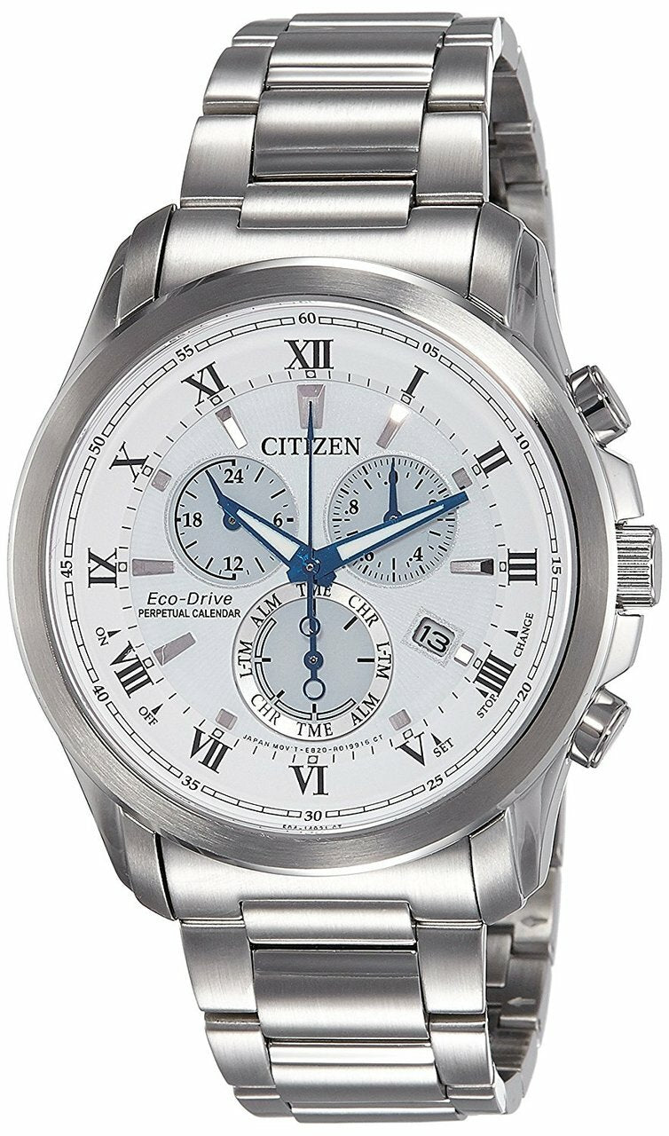 Citizen Eco-Drive Chronograph Perpetual Calendar Bl5540-53A Mens Watch