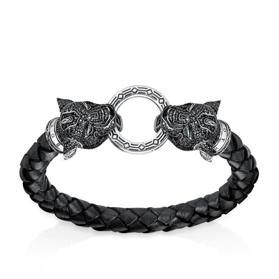 Thomas Sabo Leather Strap "Black Cat"