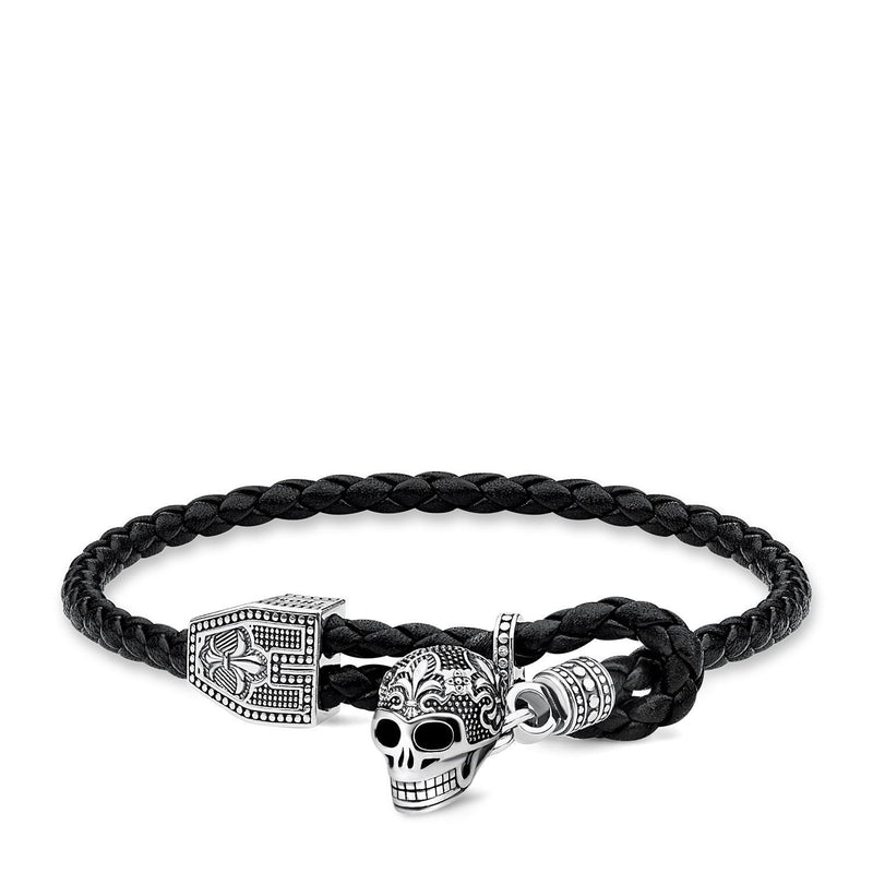 Thomas Sabo Leather Strap "Skull"