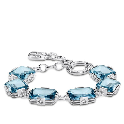 Thomas Sabo Bracelet Large Blue Stones