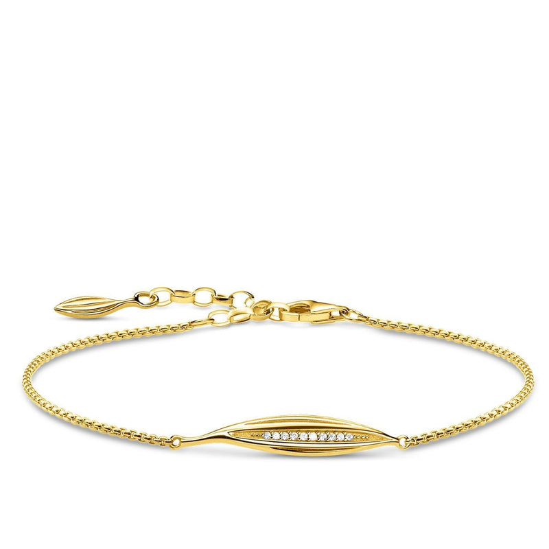 Thomas Sabo Bracelet Leaf Gold