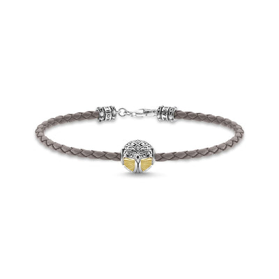 Thomas Sabo Leather Bracelet Tree Of Love