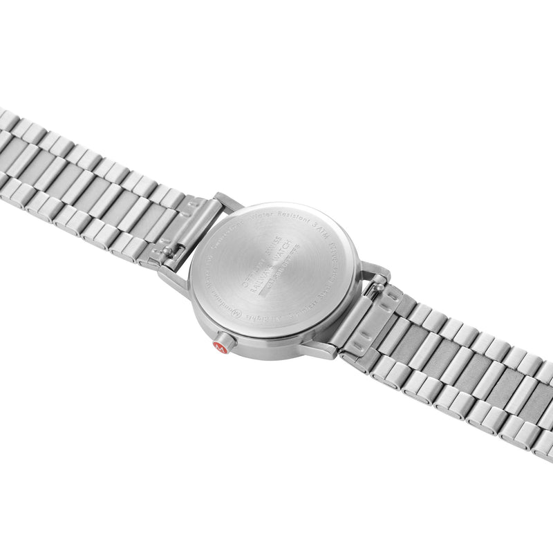 Mondaine Official Classic 36mm Silver Stainless Steel Watch A660.30314.16SBW