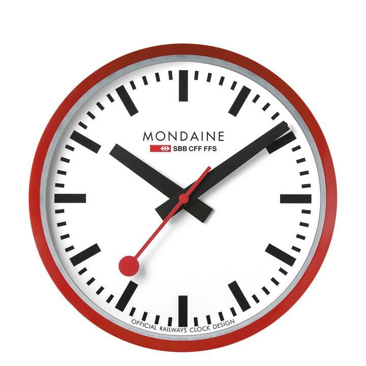 MONDAINE OFFICIAL WALL CLOCK A990.CLOCK.11SBC