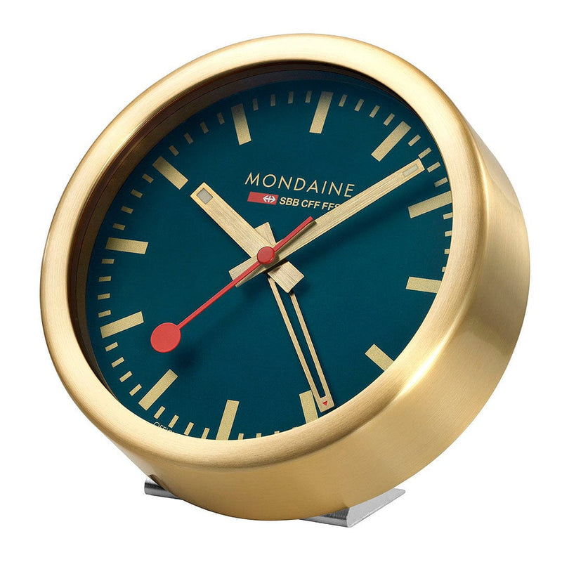 Mondaine Deepest Blue Table and Alarm Clock A997.MCAL.46SBG