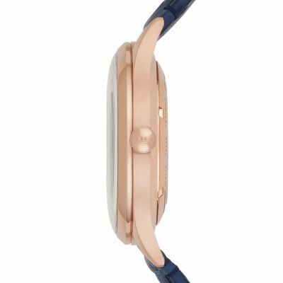 Emporio Armani AR1947 Men's Luxury White Dial with Leather Strap Watch