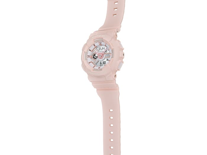 Baby-G DUO Rose Gold Accent Pink Watch BA110RG-4A