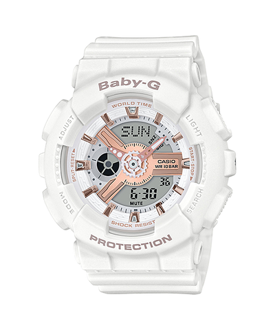 Baby-G DUO Rose Gold Accent BA110RG-7A