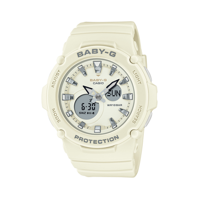 Baby-G DUO Outdoor White Resin Band Watch BGA275-7A