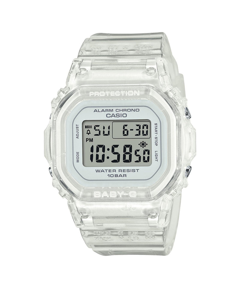 Baby-G Shock Resistant Transparent Womens Watch BGD565S-7D