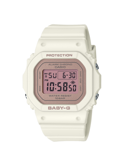 BABY-G Digital Spring Colours White Resin Band Watch BGD565SC-4D