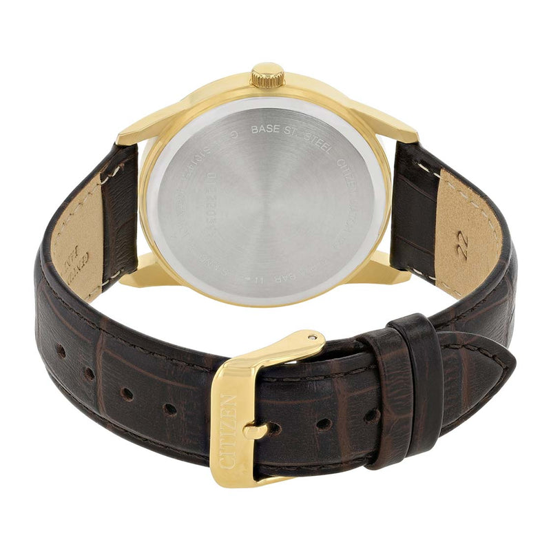 Citizen Dress Brown Leather Mens Watch BI5002-14A