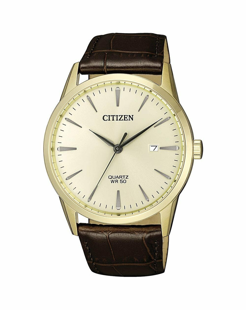 Citizen Dress Brown Leather Mens Watch BI5002-14A