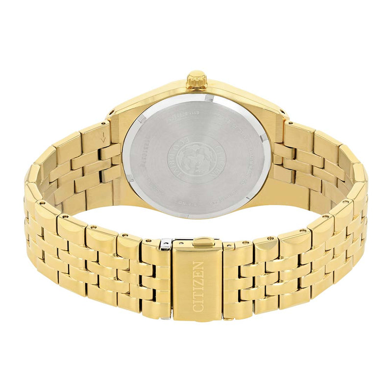 Citizen Eco-Drive Gold Stainless Steel Dress Watch BM7332-61P