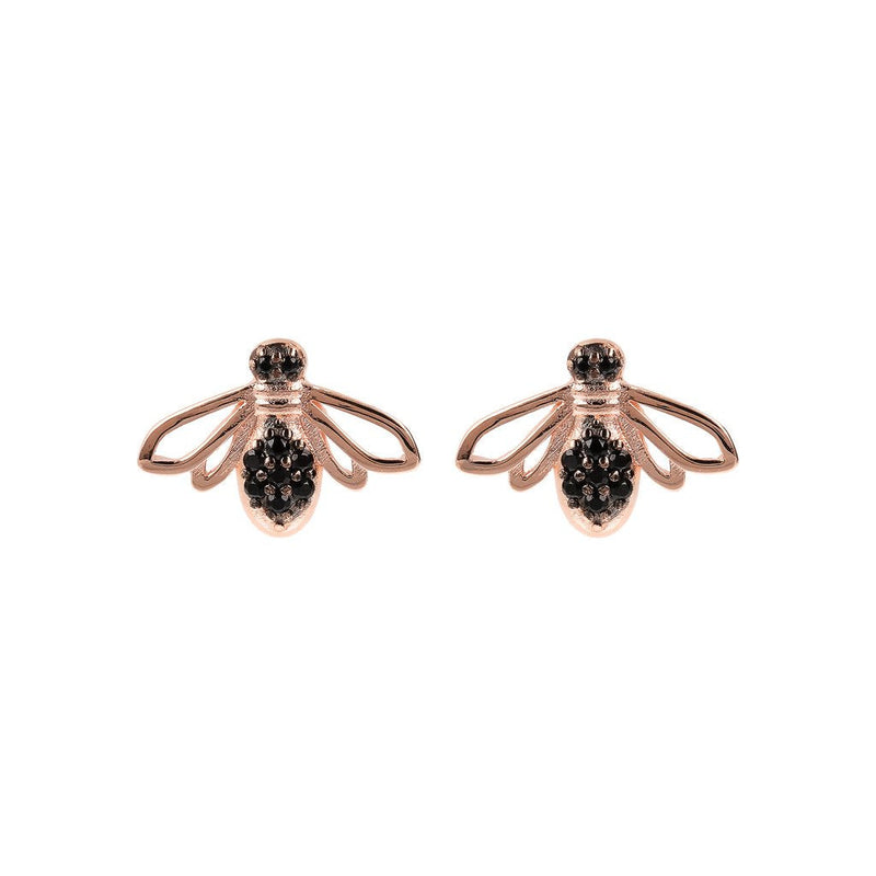 Bronzallure Bee Stud Earrings