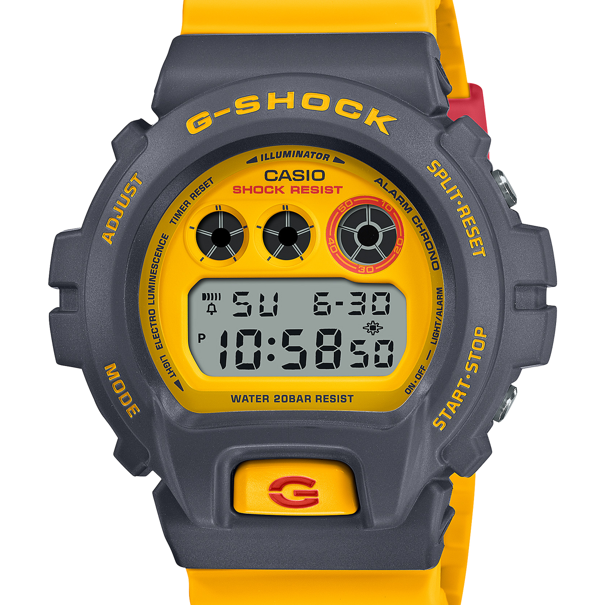 G-Shock 6900 Series 90s-Inspired Colourful DW6900Y-9D