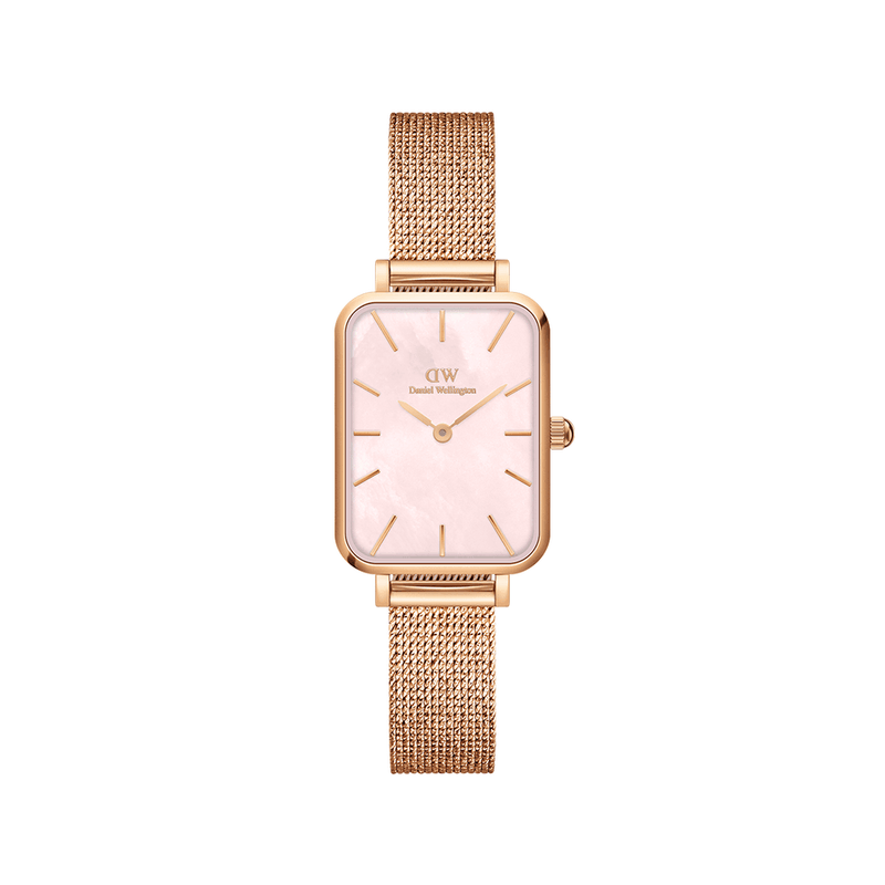 Quadro - Square watch in rose gold for women | DW