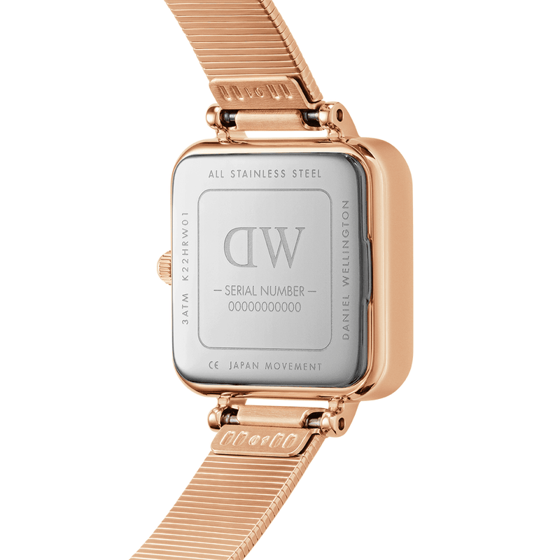 Daniel Wellington 腕時計 QUADRO STUDIO 22 DW00100517 Daniel Wellington Quadro Studio 22mm RG White DW00100517