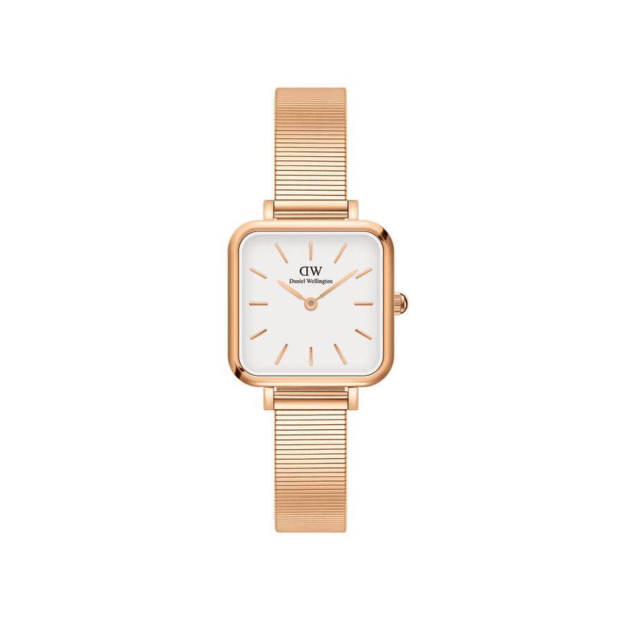 Daniel Wellington 腕時計 QUADRO STUDIO 22mm DW00100517 Daniel Wellington Quadro Studio 22mm RG White DW00100517