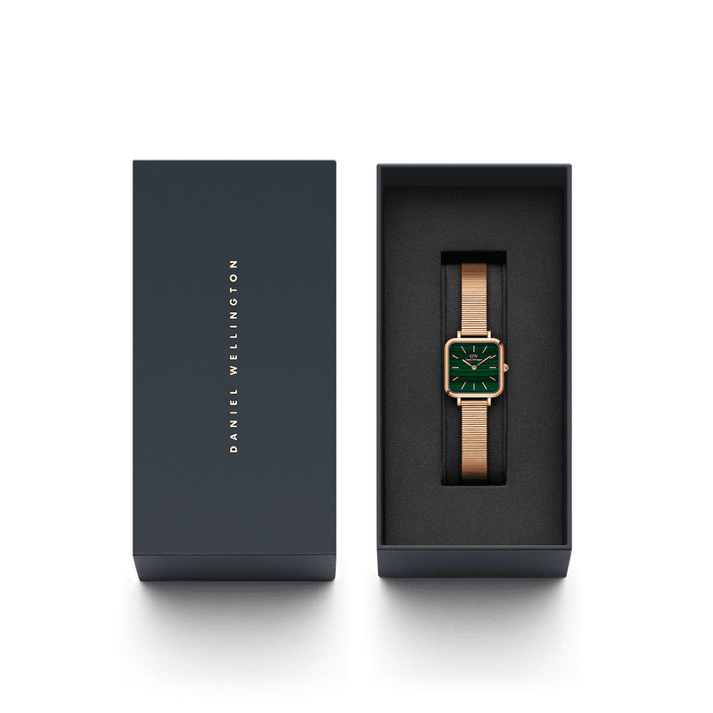 Daniel Wellington Quadro Studio 22mm RG Green DW00100520