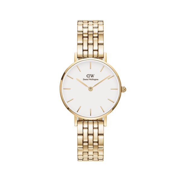 Daniel Wellington プティット ルミネ 5-Link 28mm Petite Lumine - Watch with white mother of pearl dial | DW