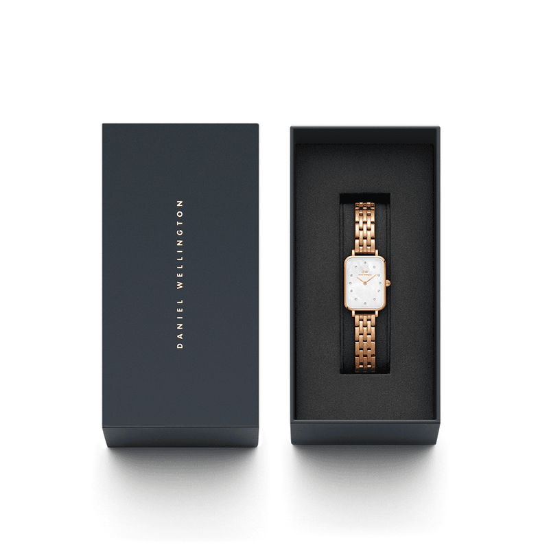 Daniel Wellington Quadro 26mm 5-Link Lumine MOP Watch DW00100620