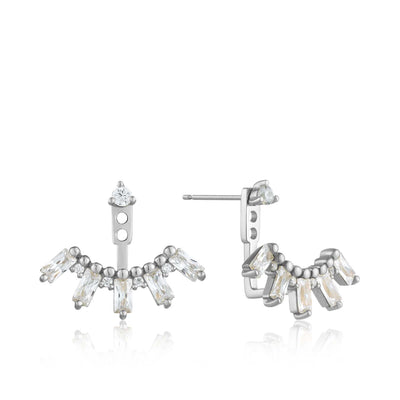 Ania Haie Cluster Ear Jackets - Silver